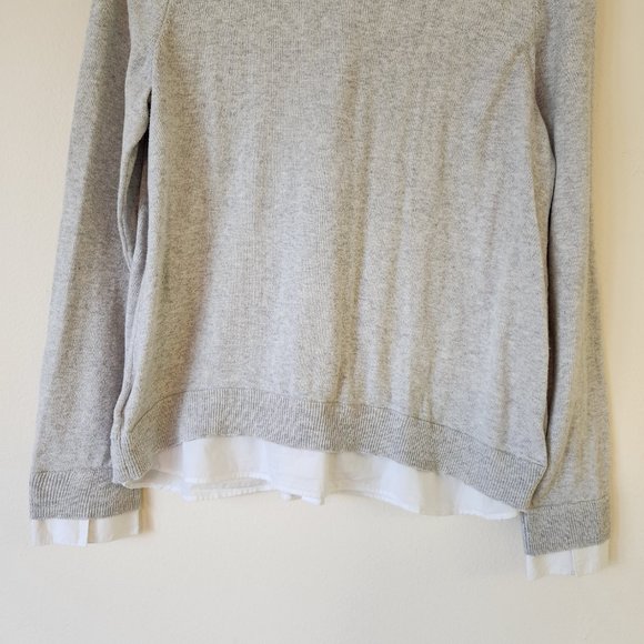 Grey Jones New York Ls Sweater Oxford Collar, Cuff, ShirtTails Large - Picture 11 of 12